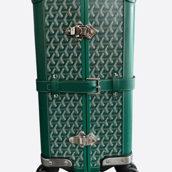 Goyard Green Bourget PM Trolley Case - Picture 4 of 8